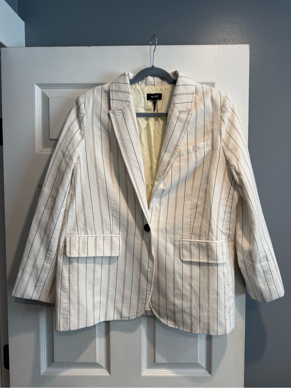 ME+EM Striped Blazer